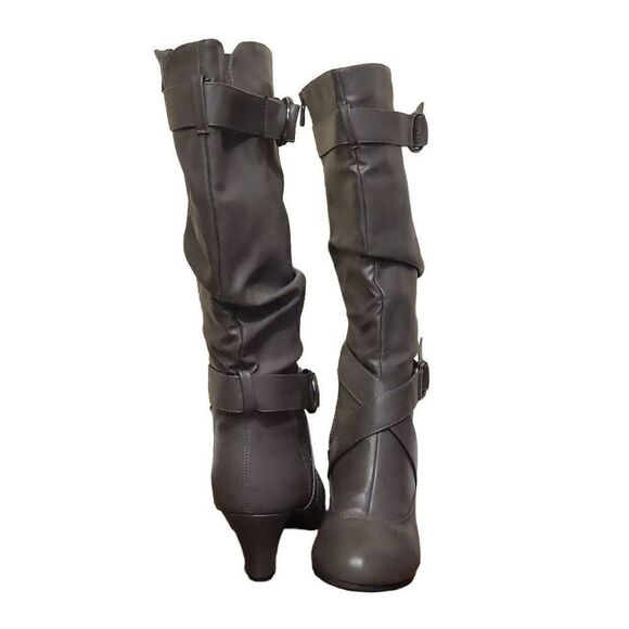 Forever Link Maggie Heeled Knee Boots - Picture 10 of 14
